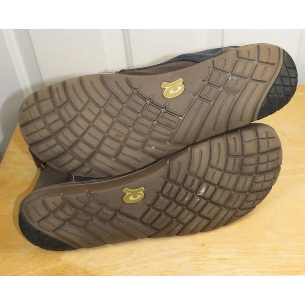 Lems Men's Boulder Boots in Navy/Dr. Brown Plaid Lining Size EU 47/US 13